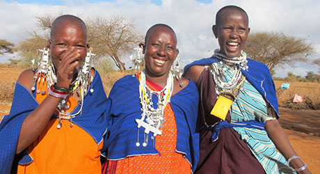 Massajkvinnor i Tanzania
